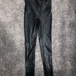 SPANX faux leather leggings